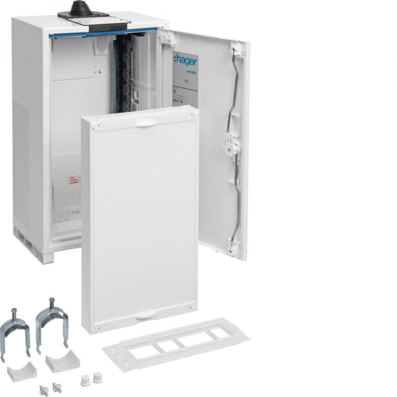 Hager Anschlussschrank,universZ,seitl.,f.SaS