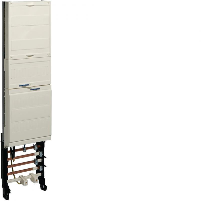 Hager Komplettfeld, univers Z, 1ZP, BKE-I, OKK, 1-feld, Steuerkl. 7-pol., HLAK 5