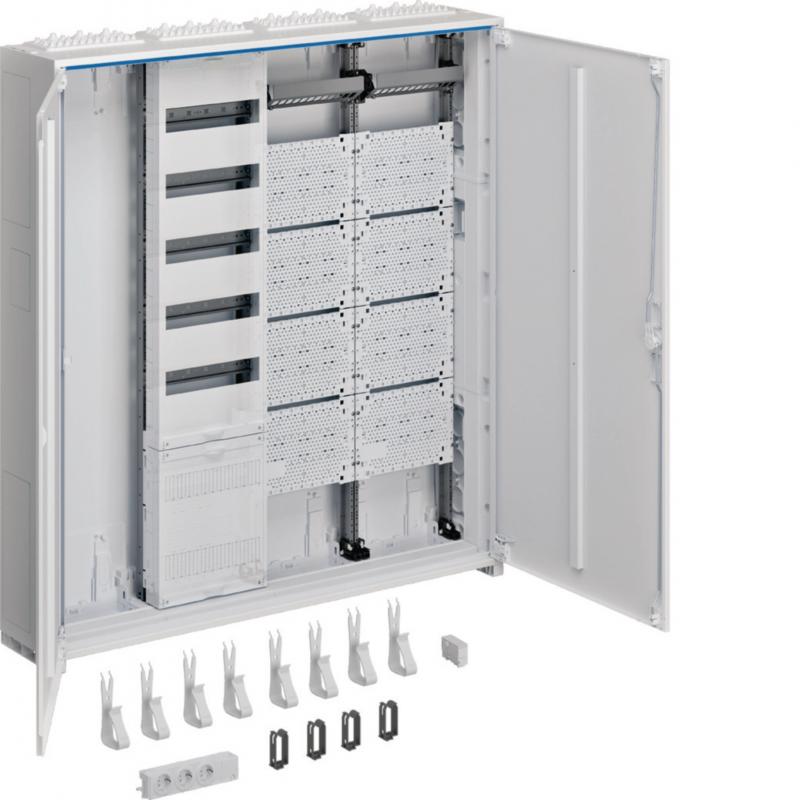 Hager Systemschr., Multimedia, univ.Z, 1100x1050x205 mm, SKII, IP44, VF-5rh/APZ,