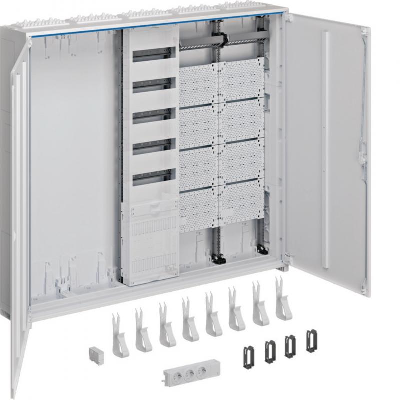 Hager Systemschrank, Multimedia, univers Z, SKII, IP44, VF-5rh/APZ, 5-feldig