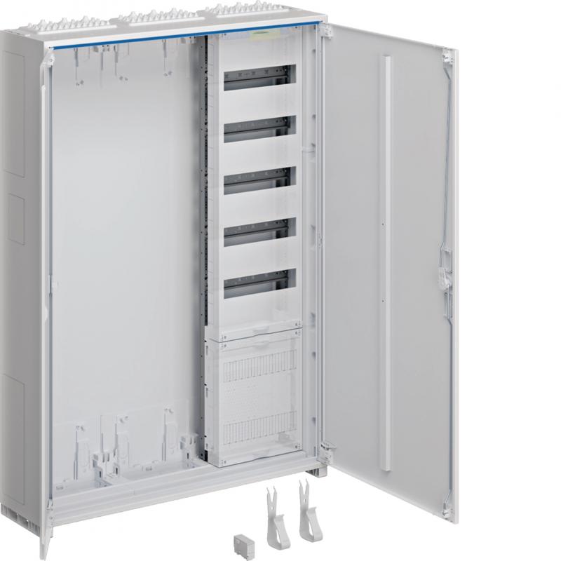 Hager Systemschrank, univers Z, 1100x800x205mm, SKII, IP44, VF 5-reihig, APZ, 3-