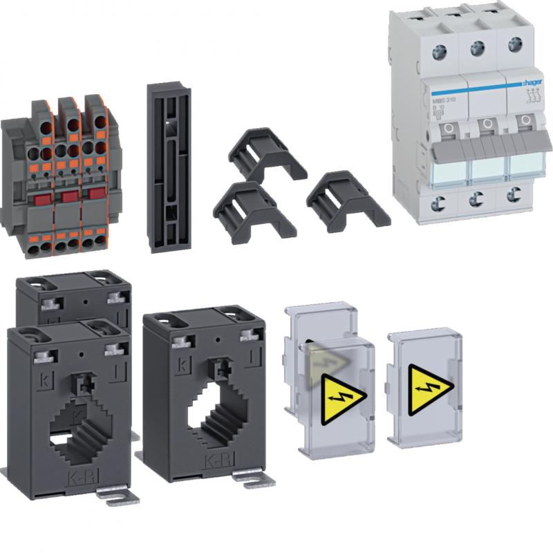 Hager Best.-Paket,LM,400/5A Wandler m. Zubehör