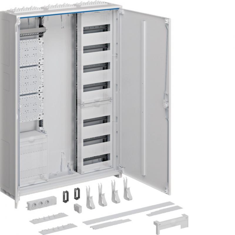 Hager Systemschrank, Multimedia, univerZ, 1100x800x205 mm, SKII, IP44, VF-7rh/AP