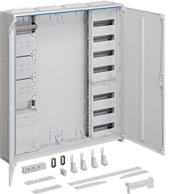 Hager Systemschrank Multimedia, univers Z, 1100x1050x205 mm, SKII, IP44, VF-7rh/