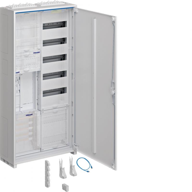 Hager Komplettschrank, univ.Z, 1ZP, eHZ, APZ, VT5, H=1100 mm, 2-feldig, ESA