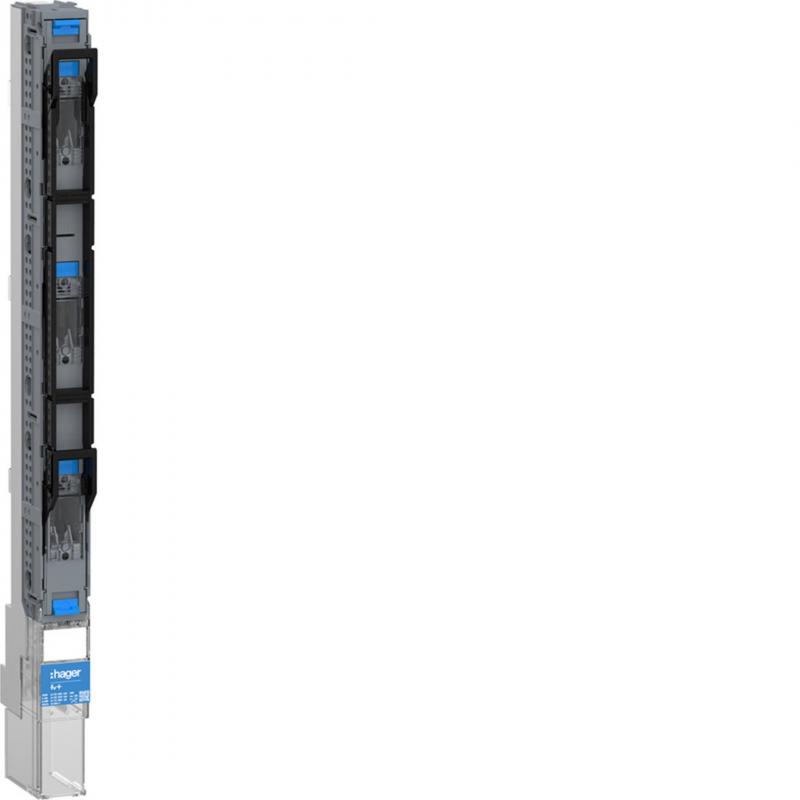 Hager NH00-Schaltleiste 185 3P M8 IP2x