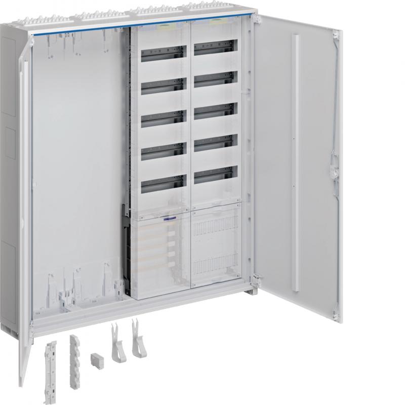 Hager Systemschrank univers Z, IP44, 1100x1050mm, mit Einspeise- u. APZ-Feld, 3-