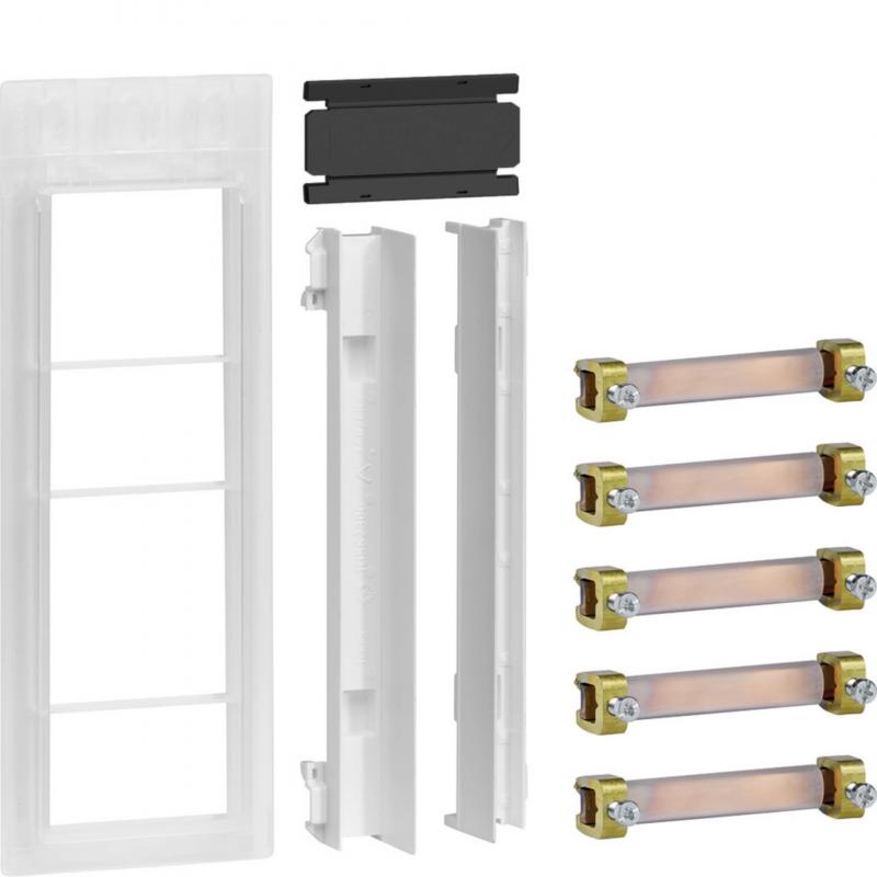 Hager Sammelschienenverbinder, univers Z, Schrank/Schrank, 5-polig, CU 12x5 mm,