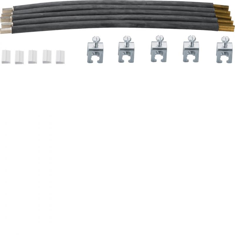 Hager Anschlusssatz,univ.Z,5-p.,f. SaS 12x5mm