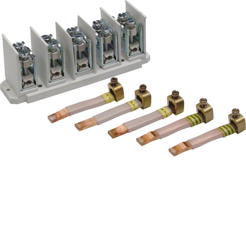 Hager Anschlusssatz, uni.Z, 5P., Klemmb. 35-95 mm², SaS 12x5, f. U84LS, Einsp. s
