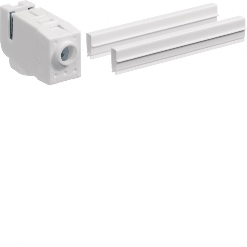 Hager Nachrüstset m. SaS-Klemme isoliert, für PE-schiene 12x5 mm