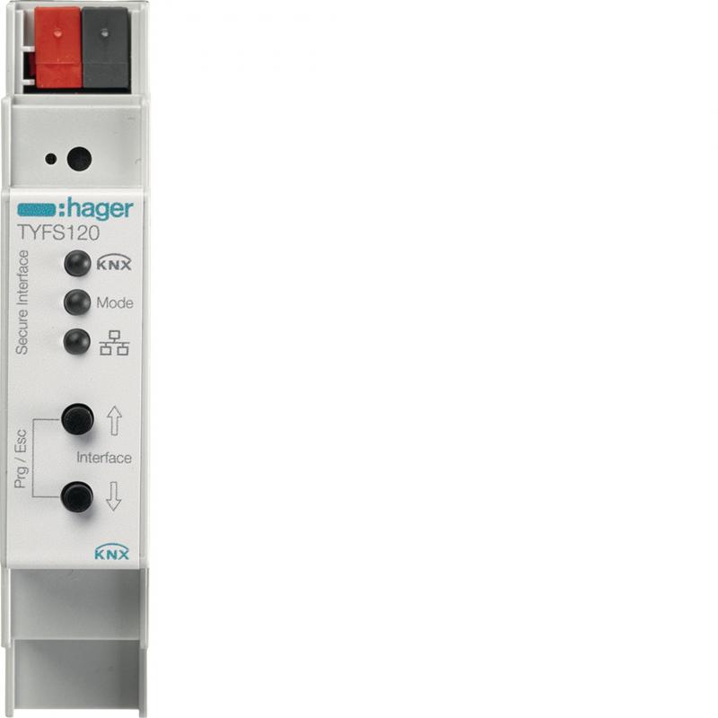 Hager KNX/IP Schnittstelle Secure, Medien-Gateway REG 1 TE