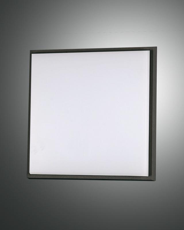 Fabas Luce 3314-61-101 LED Außen-Deckenleuchte Desdy 240x50mm 23W Warmweiß IP54 Schwarz
