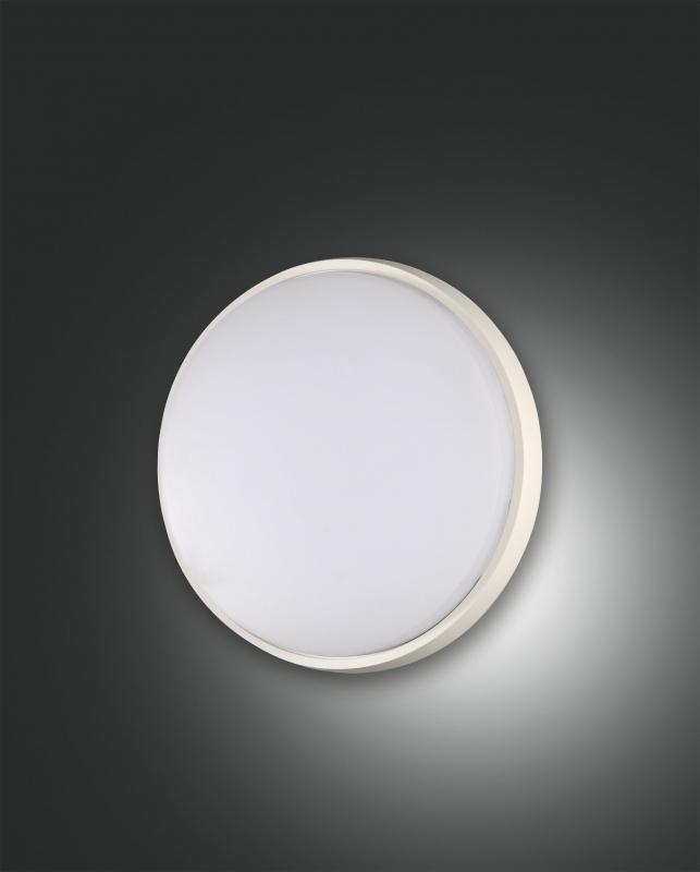 Fabas Luce 3315-69-102 Olly LED Außen Deckenleuchte Ø180mm 10W IP54 Weiß