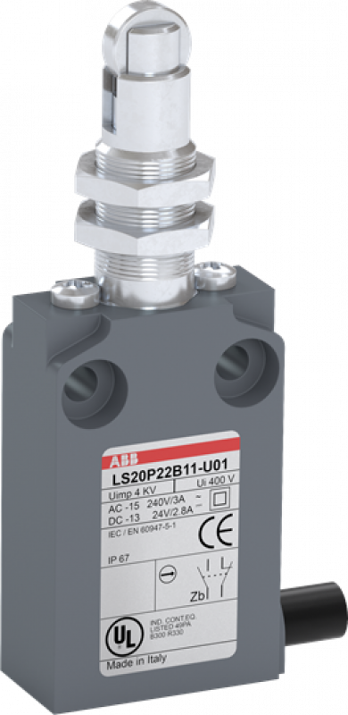 ABB LS20P22B20-U01 Positionsschalter Kunststoff-Gehäuse grau IP67