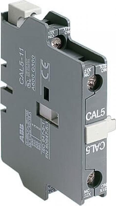 ABB CAL5-11 Hilfskontaktblock, 2-polig, 1S+1Ö, seitliche Montage, (VE=100)