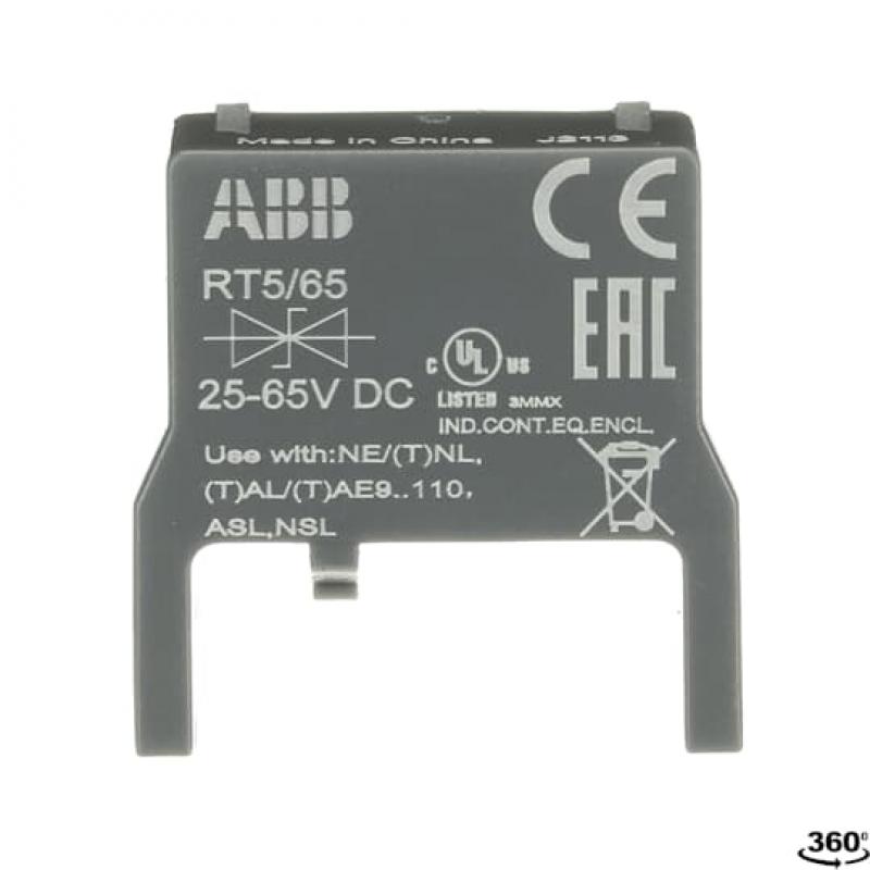 ABB RT5/65 Löschglied, 25-65 V DC, Transildiode, ASL9 … ASL16 / GAE