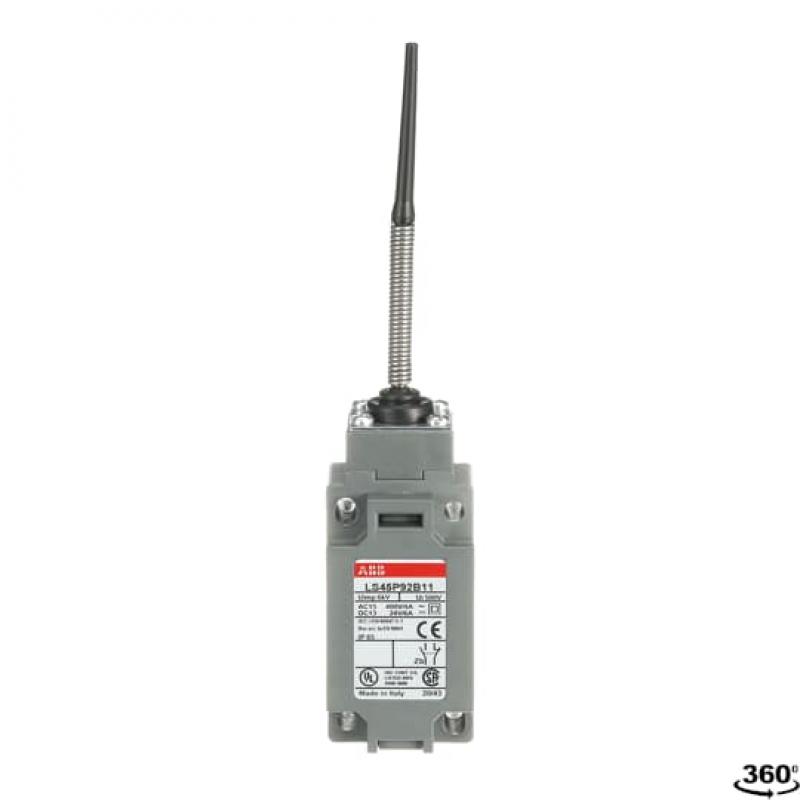 ABB LS45P92B11 Positionsschalter Kunststoff-Gehäuse grau IP65