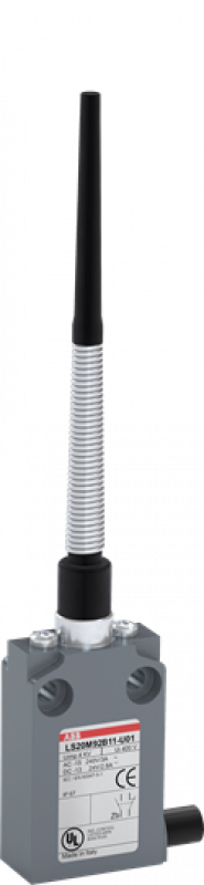 ABB LS20M92B11-U01 Positionsschalter Metall-Gehäuse IP67 Elastischer Stab mit isol. Endstück