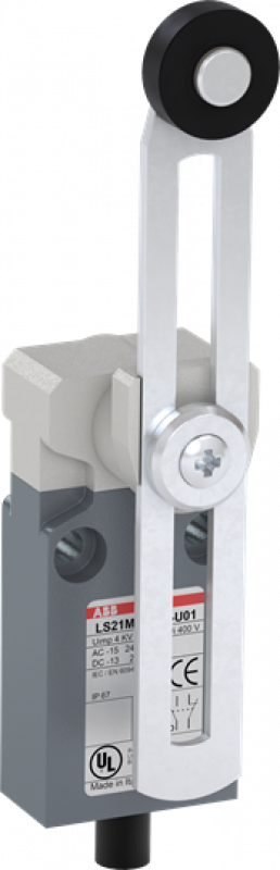 ABB LS21M51B11-U01 Positionsschalter Metall-Gehäuse IP67 Verstellb. Rollenschwenkhebel Polyac