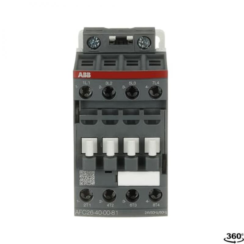 ABB AFC26-40-00-81 Schütz, 4-polig, 24 V 50/60 Hz