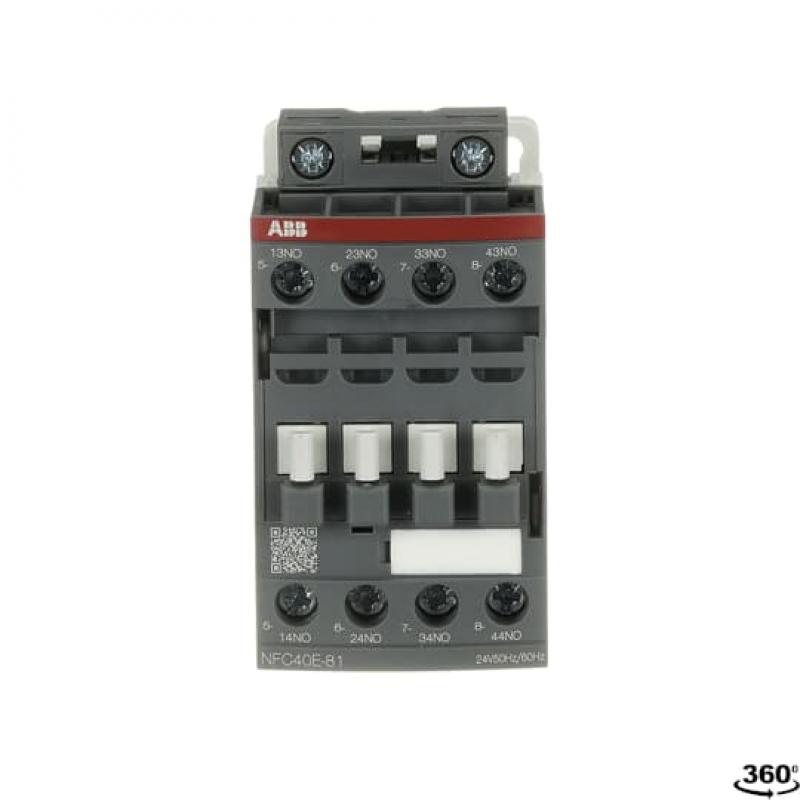 ABB NFC40E-81 Hilfsschütz, 24 V 50/60 Hz, 4S