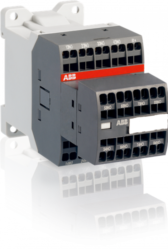 ABB NSL80ES-81 Hilfsschütz, 24 V DC, 8S, Federzuganschluss