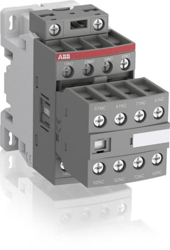 ABB NF80E-12 Hilfsschütz, 48-130 V 50/60 Hz / DC, 8S