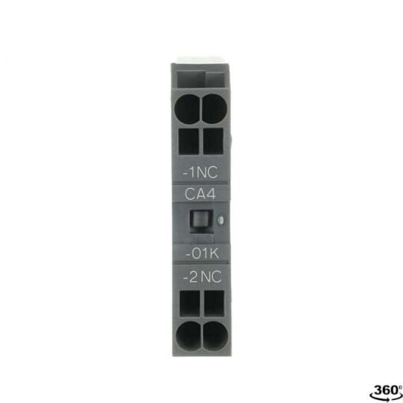ABB CA4-01K Hilfskontaktblock, 1-polig, 1Ö, frontseitige Montage, Push-In Anschlussklemmen