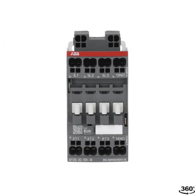 ABB AF09-30-10K-14 Schütz, 4 kW, 250-500 V 50/60 Hz / DC, Push-In Anschlussklemmen