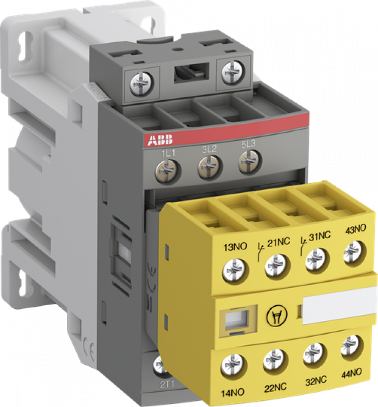 ABB AFS09Z-30-22-30 SafetySchütz, 4 kW, 24 V DC, 2S+2Ö, Low Power Consumption