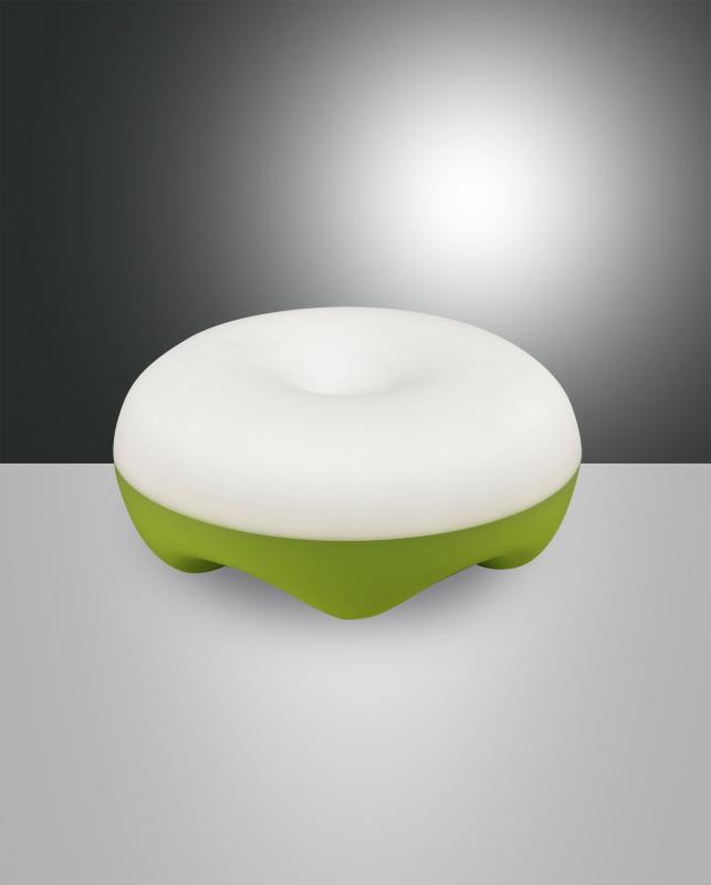 FABAS LUCE 3509-30-155 Bluma LED Akku Tischleuchte Ø170mm 3,9W Warmweiß Grün dimmbar