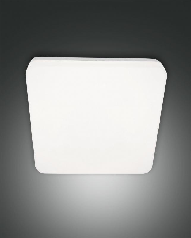 FABAS LUCE 3526-61-102 Folk LED Außen Deckenleuchte 280x60mm 27W Warmweiß IP65 Weiß