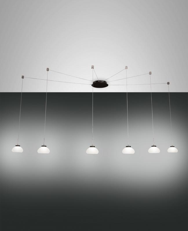 FABAS LUCE FAB-3547-46-102-01 Arabella LED Pendelleuchte 6-flammig 48W 3000K Weiß Smartluce