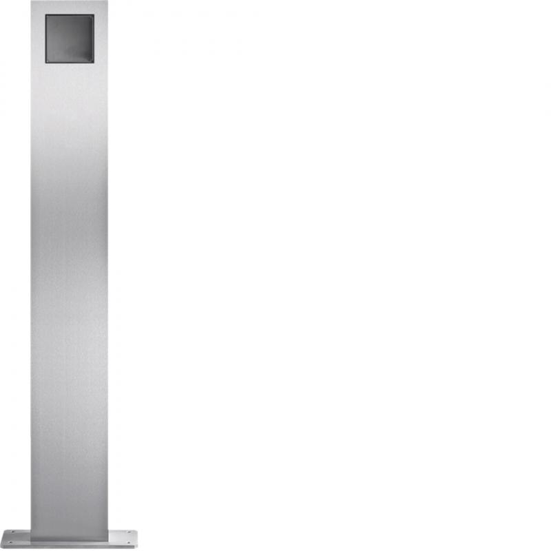 Hager modular Standsäulen 1/1 Edelstahl matt