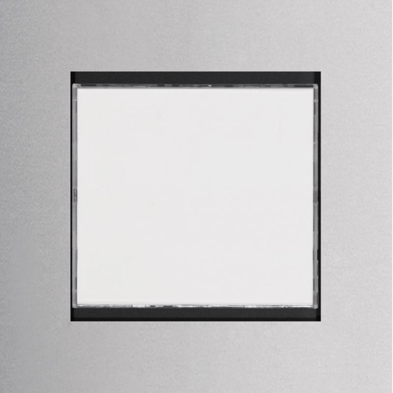 Hager LED-Info ular 76x76, EB Edelst. ular