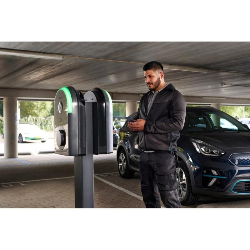 SCHNEIDER ELECTRIC EVB3S22N40FM EVlink Pro AC 22 kW Wallbox Typ 2 + Schuko MID NFC/RFID