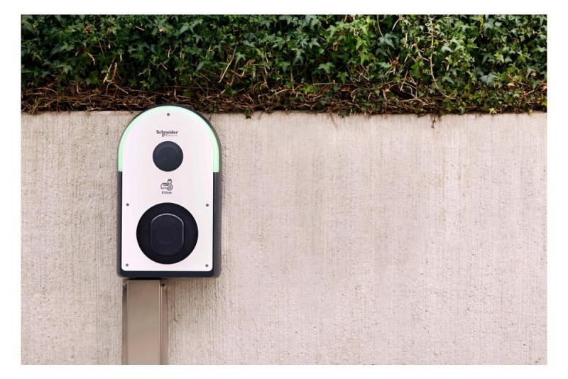 SCHNEIDER ELECTRIC EVB3S22N4B EVlink Pro AC Wallbox 22 kW Typ 2 FI Typ B-EV IP55 IK10 NFC/RFID