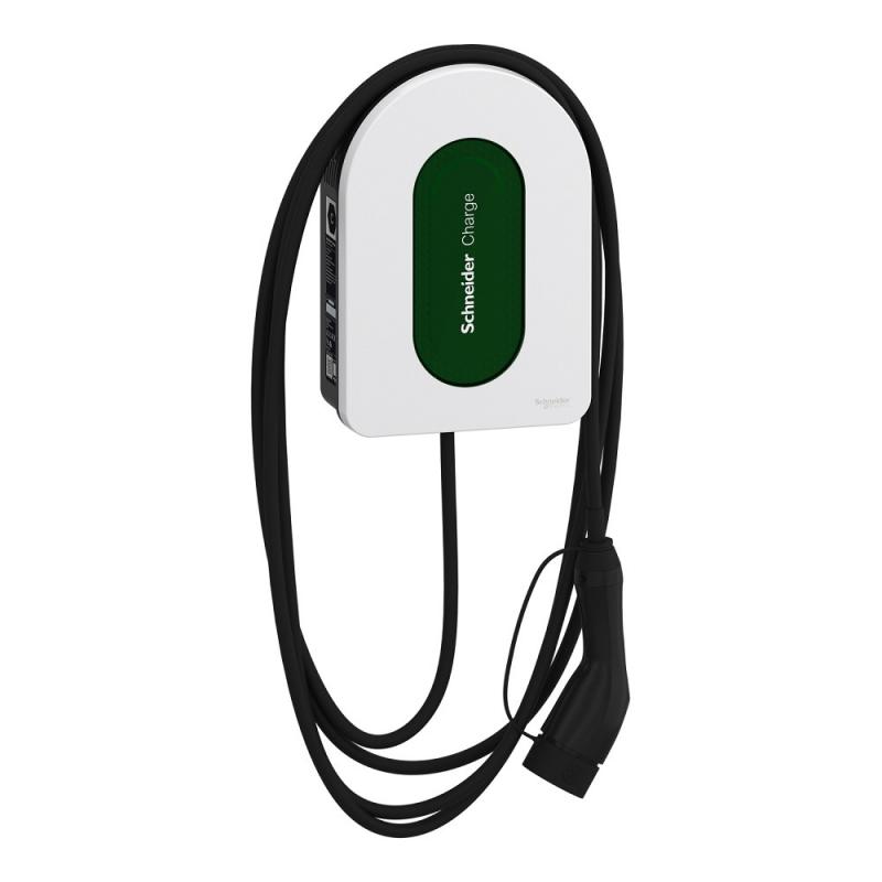 Schneider Charge 11 kW Wallbox Typ 2 mit 7 m Kabel, WLAN & App-Steuerung