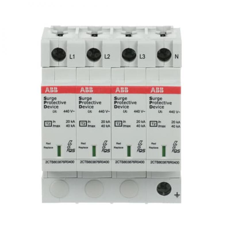 ABB OVR T2 4L 40-440 P QS SPD T2 4-polig, Uc 440V, TNS Überspannungsschutz Typ 2