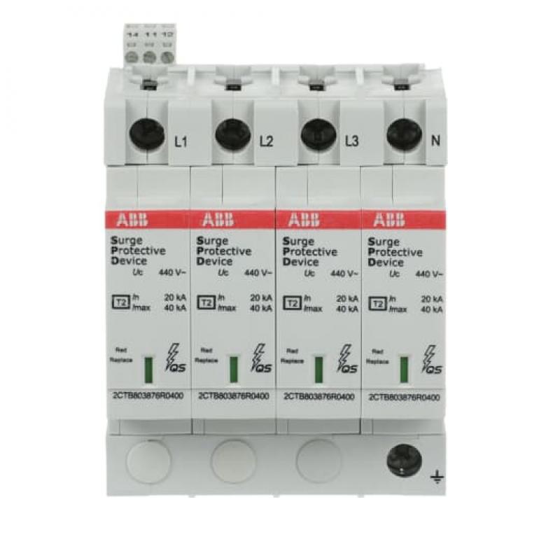 ABB OVR T2 4L 40-440 P TS QS SPD T2 4-polig, Uc 440V, TNS TS Überspannungsschutz Typ 2