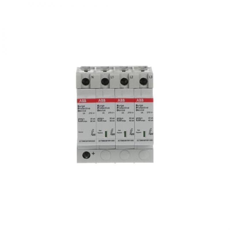 ABB OVR T2 N3 40-275 P QS SPD Typ 2 für 230/400V TT-3Ph. + TN-S N+3P, Imax 40kA, In 20kA, Up 1, 25kV