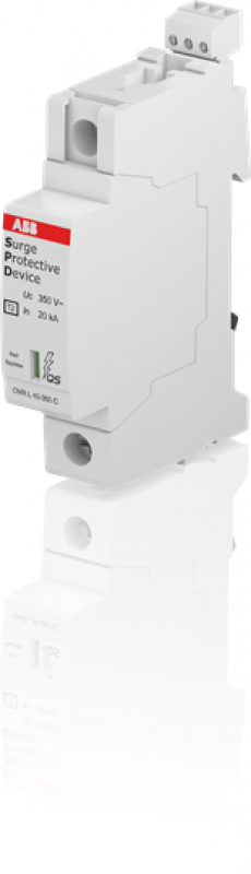 ABB OVR T2 40-350 P TS QS SPD Typ 2 für 230/400V 1P, Imax 40kA, In 20kA, Up 1, 5kV, TS Telesignal