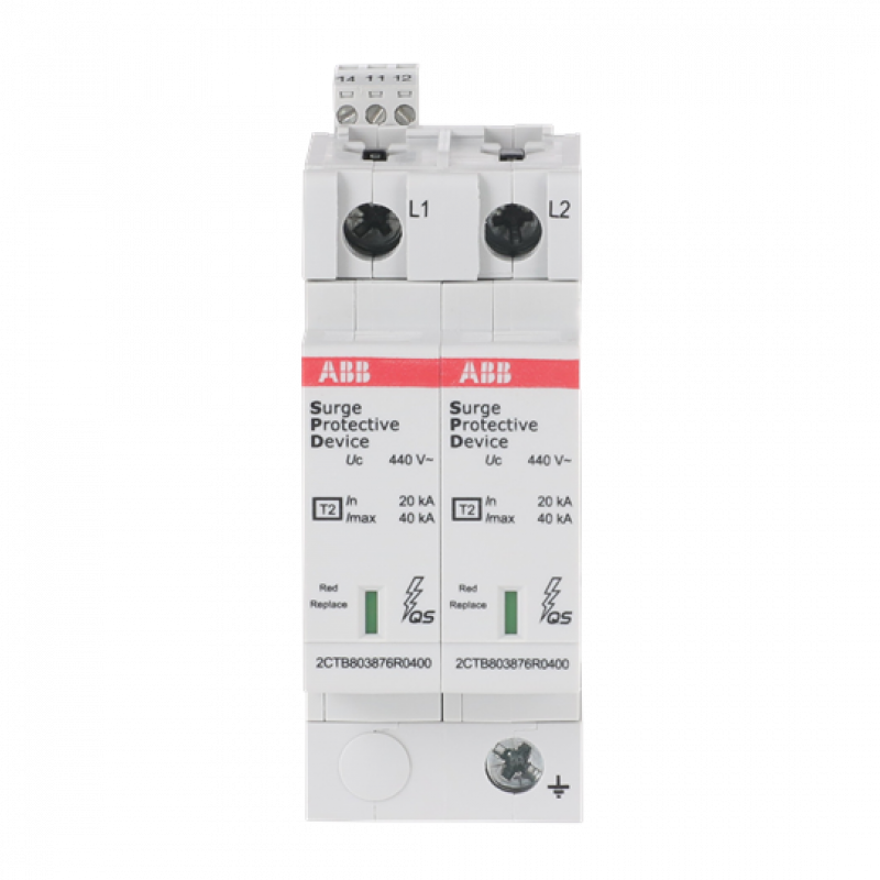 ABB OVR T2 2L 40-440 P TS QS SPD Typ 2 geprüft