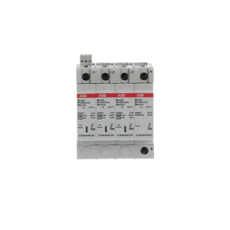 ABB OVR T2-T3 3N 20-275 P TS QS SPD Typ 2+3 für 230/400 V TT-3Ph. + TN-S 3P+N, Imax 20 kA, In 5kA, Up 0, 9kV, TS Telesignal