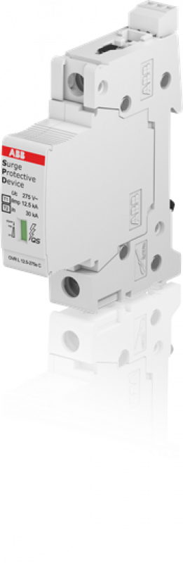 ABB OVR T1-T2 12.5-275s P TS QS Kombi-Ableiter T1-T2 12.5kA/Pol, 1-polig Uc 275 V, Up 1, 3 kV, TS