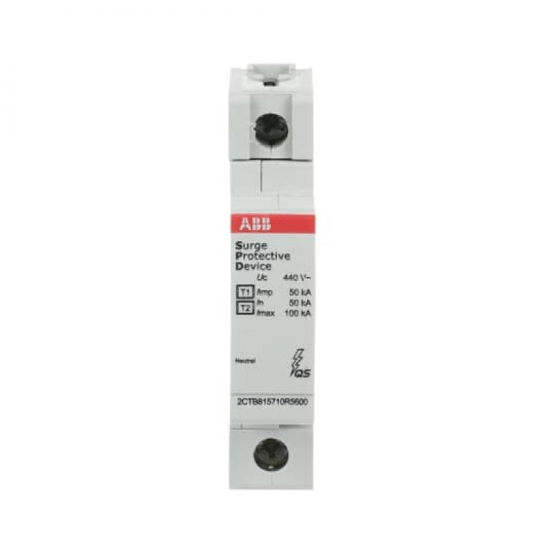 ABB OVR T1-T2 N 50-440s P QS Kombi-Ableiter T1-T2 Summenfunkenstrecke, 1-polig, 50 kA, Iimp Uc 440 V