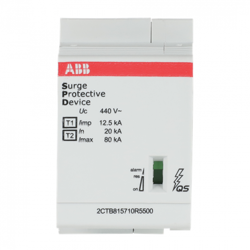 ABB OVR T1-T2 12.5-440s C QS Ersatzmodul Kombi-Ableiter Typ 1+2, 12.5kA, Uc 440V, Up 1, 6 kV