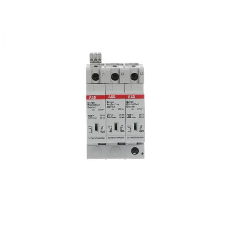 ABB OVR T2 3L 40-275s P TS QS SPD T2 mit Reserve-Var. 230/400 V TNC 3P 3P, Imax 40kA, In 20kA, Up 1, 5kV, TS