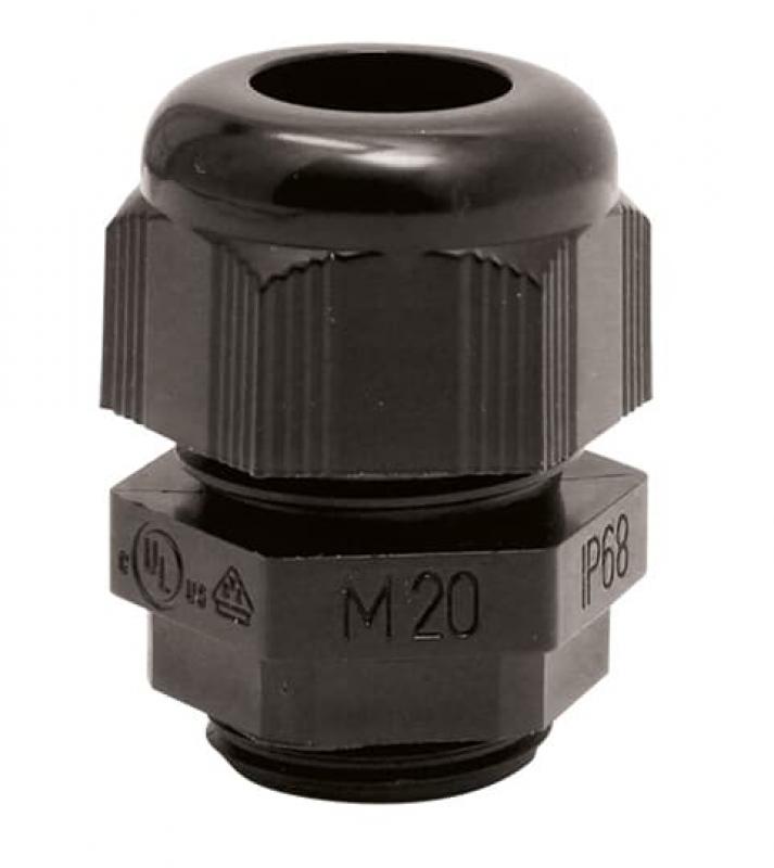 ABB F8022500 SIB-TEC Kabelverschraubung M25, Schwarz, PA6, Ø9-18mm